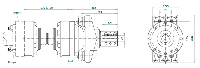  Esquema Cojinete de empuje aquadrive HDL 60