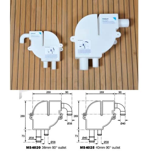 Separadores de agua serie MS4000