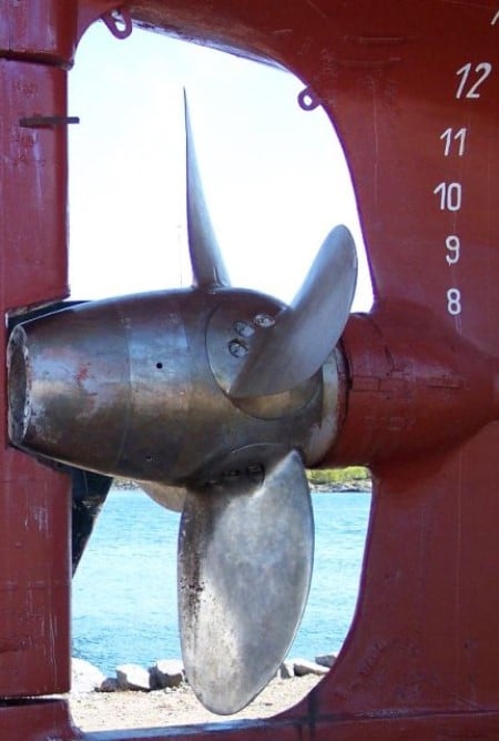 Hélice de paso variable barco